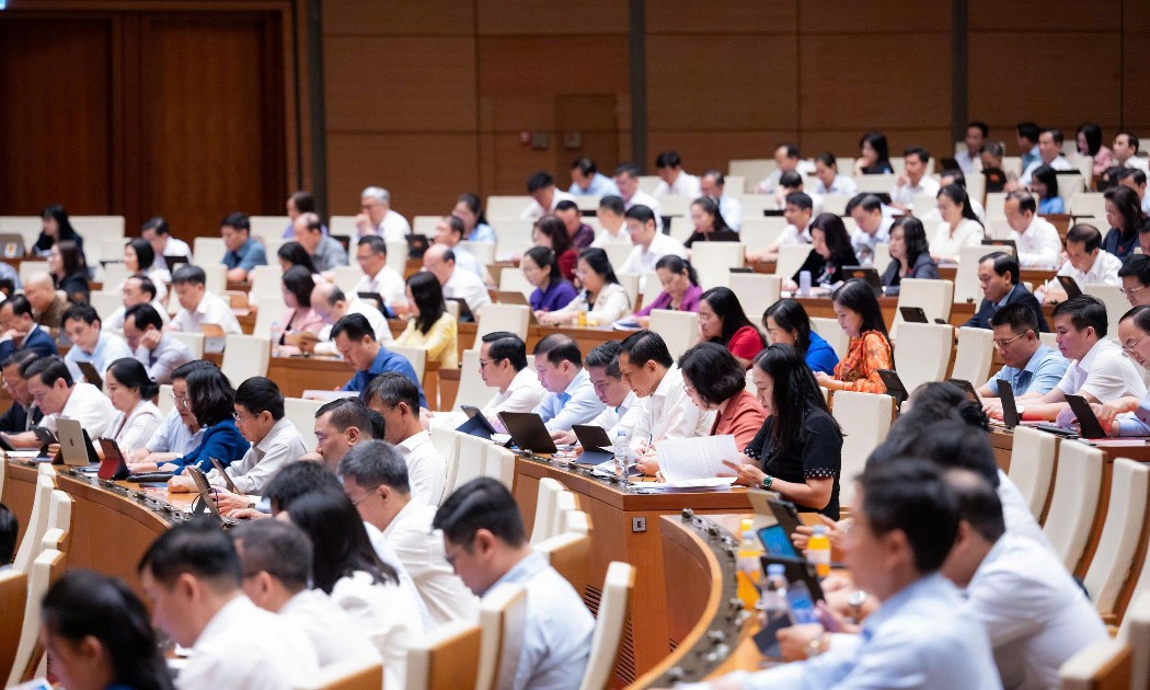 Quang cảnh Hội trường. Ảnh: Cổng thông tin điện tử Quốc hội.