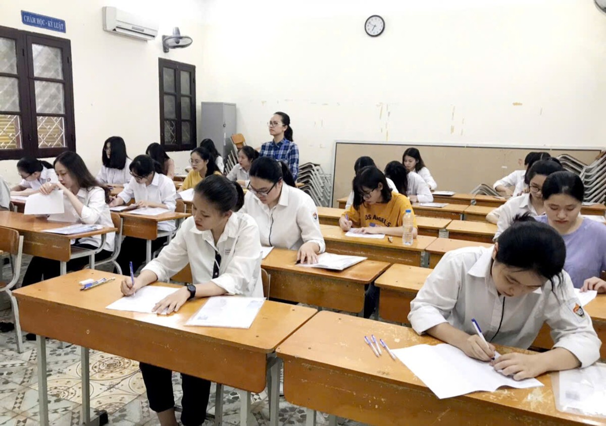 Việc sắp xếp cơ sở giáo dục vẫn đảm bảo quyền lợi học tập của học sinh. Ảnh: Nhật Dương.