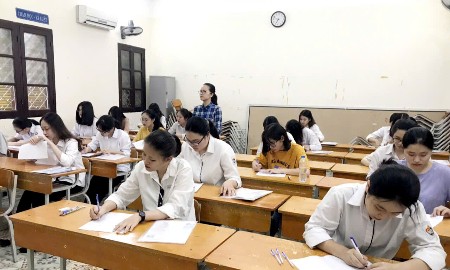 Việc sắp xếp cơ sở giáo dục vẫn đảm bảo quyền lợi học tập của học sinh. Ảnh: Nhật Dương.