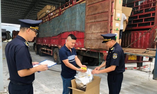 Thu nộp ngân sách từ hàng hóa vi phạm tăng gần 50% so với cùng kỳ - Ảnh: GOV