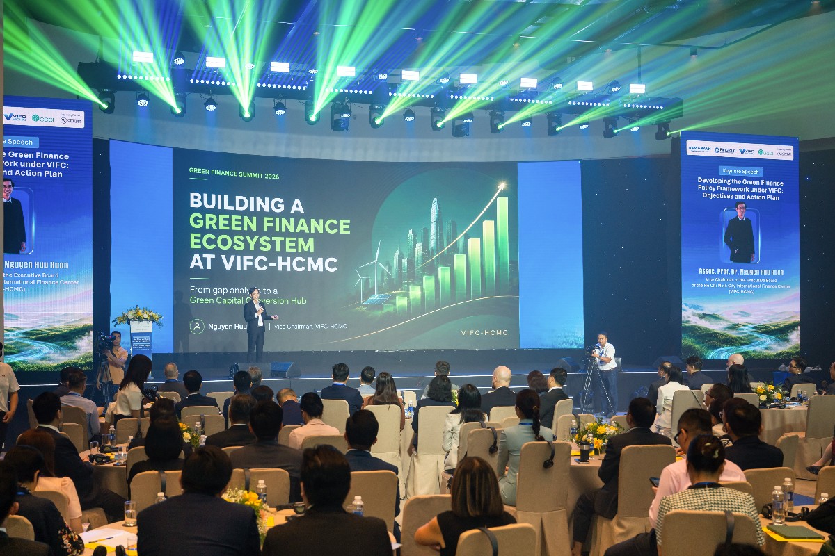 Hội nghị thu hút hơn 200 đại biểu là lãnh đạo các cơ quan quản lý, định chế tài chính, nhà đầu tư quốc tế và cộng đồng doanh nghiệp - Ảnh Nam A Bank.