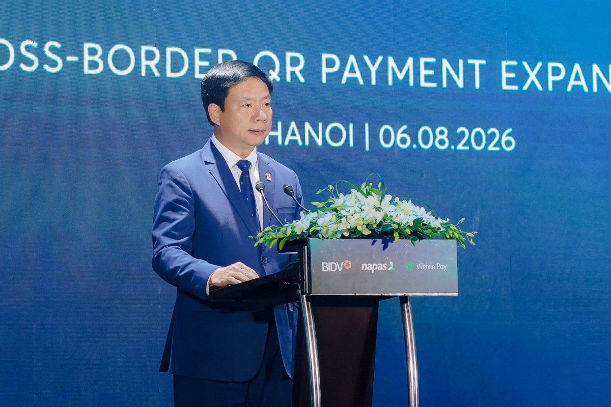 Ông Nguyễn Quang Minh, Tổng Giám đốc Công ty Cổ phần Thanh toán Quốc gia Việt Nam (NAPAS).
