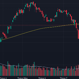 VN-Index lại để mất ngưỡng MA200 ngày.