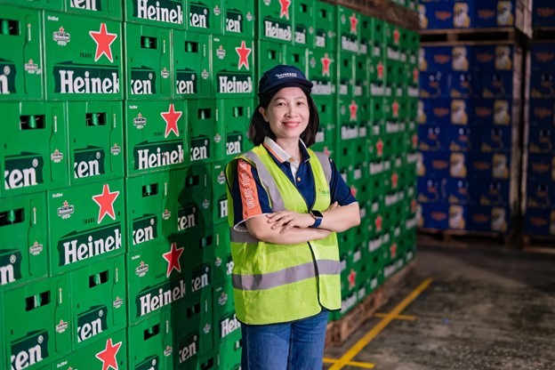 Nguyễn Thị Ngọc Lan, Giám đốc Nhà máy bia Heineken Thành phố Hồ Chí Minh. Ảnh: Thông Võ.