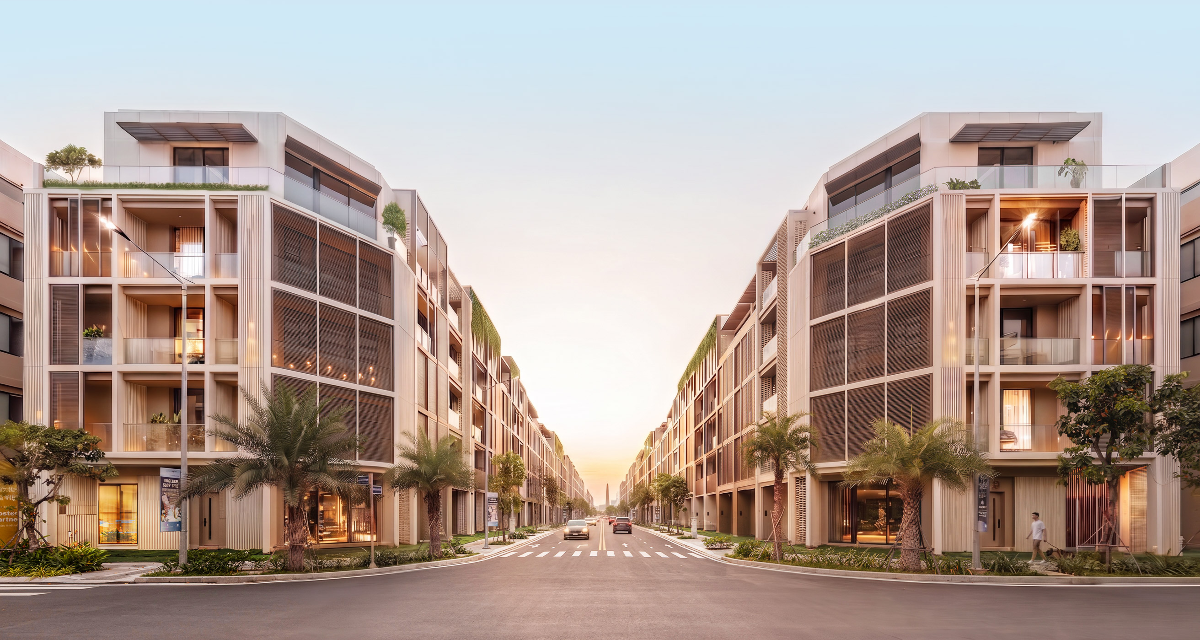 SOHO hiện diện đầy sức sống tại The Global City, định hình chuẩn mực mới của nhà phố thương mại.