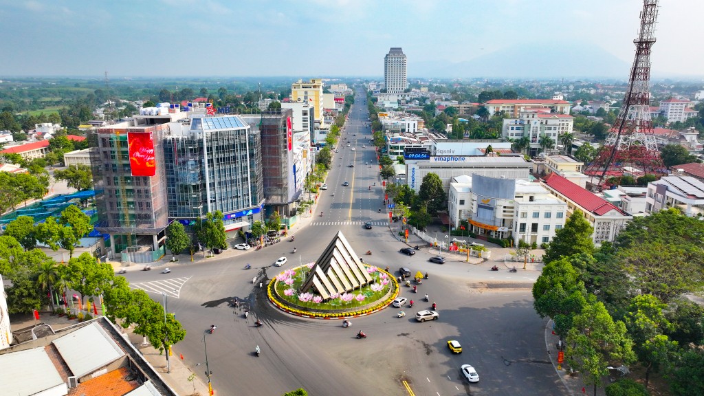 Trung tâm phát triển Tân Ninh - Long Hoa được kỳ vọng tạo động lực tăng trưởng và lan tỏa phát triển đô thị của Tây Ninh. Ảnh: Kiên Định