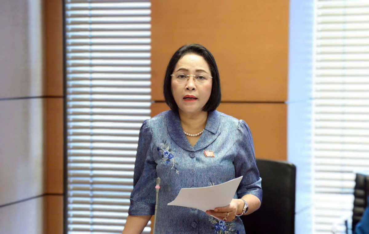 Phó Chủ tịch Quốc hội Nguyễn Thị Thanh nhấn mạnh đất đai là "phép thử" lớn nhất bảo đảm tính công bằng của luật. Ảnh: quochoi.vn