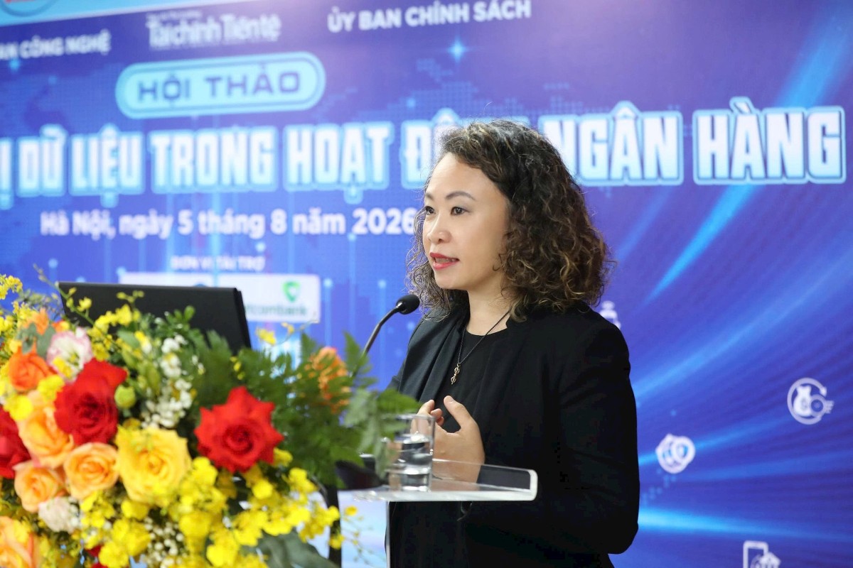 Bà Nguyễn Thu Hạnh, Giám đốc quản trị dữ liệu Ngân hàng Techcombank. Nguồn ảnh: BTC