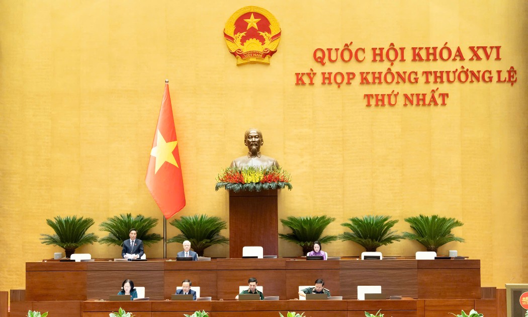Quang cảnh Phiên thảo luận. Ảnh: Cổng thông tin điện tử Quốc hội.