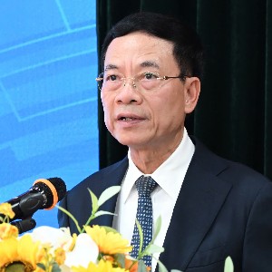 Nguyên Bộ trưởng Bộ Khoa học và Công nghệ, Chủ tịch Sáng lập Viện Lãnh đạo, Quản trị và Quản lý Việt Nam, Học viện Công nghệ Bưu chính Viễn thông. Ảnh: Trọng Đạt.
