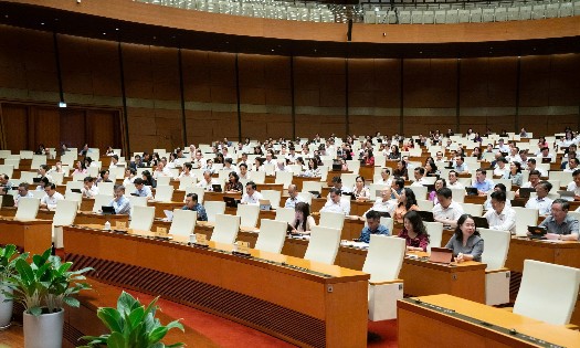 Các đại biểu tham dự phiên họp. Ảnh: Cổng thông tin điện tử Quốc hội.