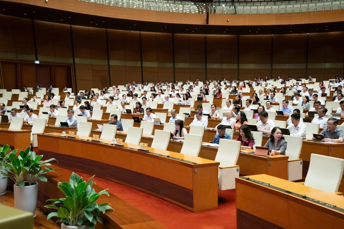 Các đại biểu tham dự phiên họp. Ảnh: Cổng thông tin điện tử Quốc hội.