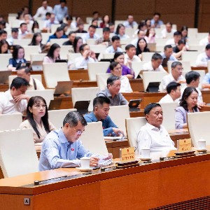 Toàn cảnh phiên họp. Ảnh: Quốc hội.
