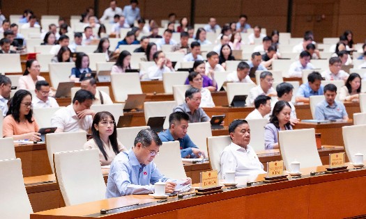 Toàn cảnh phiên họp. Ảnh: Quốc hội.