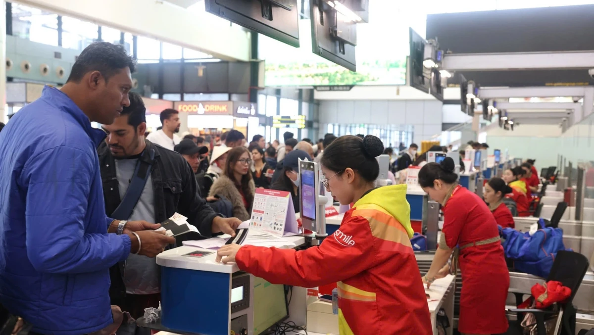Sân bay mới trở thành cửa ngõ kết nối giữa Ấn Độ và Đông Nam Á. Ảnh: NoiBai International Airport