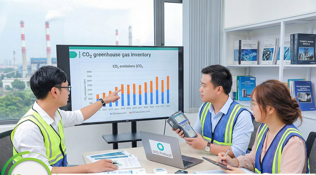 Việc triển khai thực hiện kiểm kê khí nhà kính không chỉ tuân thủ các chính sách quy định ở trong nước mà còn đáp ứng các yêu cầu đòi hỏi của chuỗi cung ứng (Ảnh minh họa). Ảnh: Lighthouse