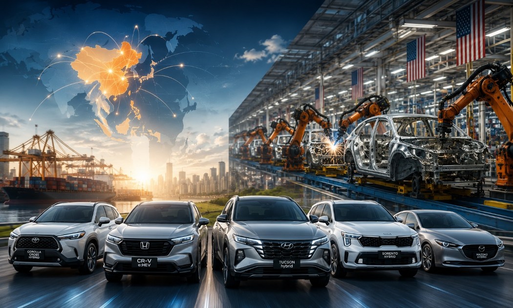 Xe hybrid bùng nổ, các hãng xe châu Á áp đảo các ông lớn Detroit