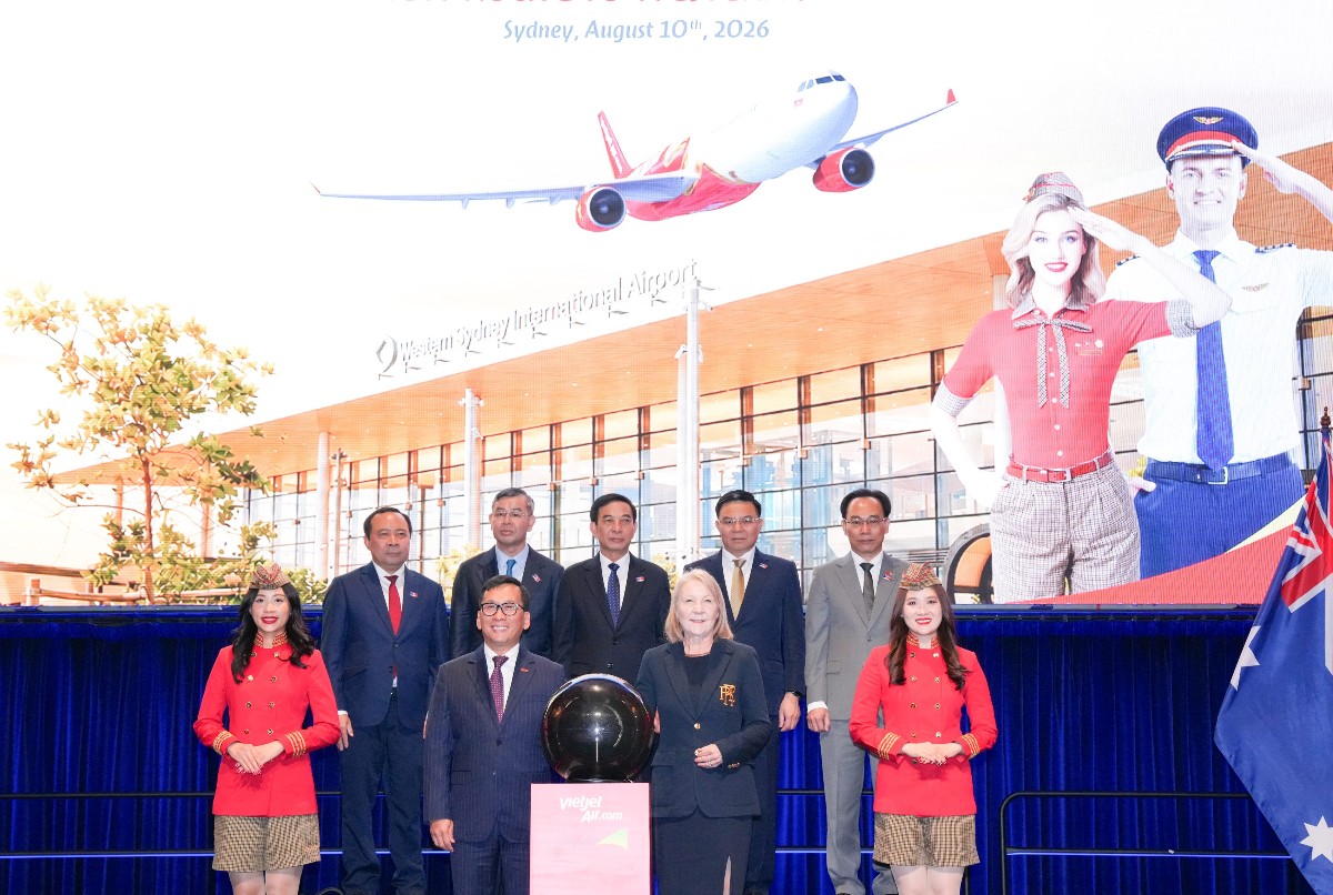 Vietjet chính thức công bố đường bay thẳng TP.HCM - Western Sydney.