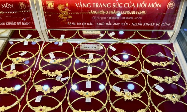 Giá vàng trong nước chững lại sau động thái thanh tra