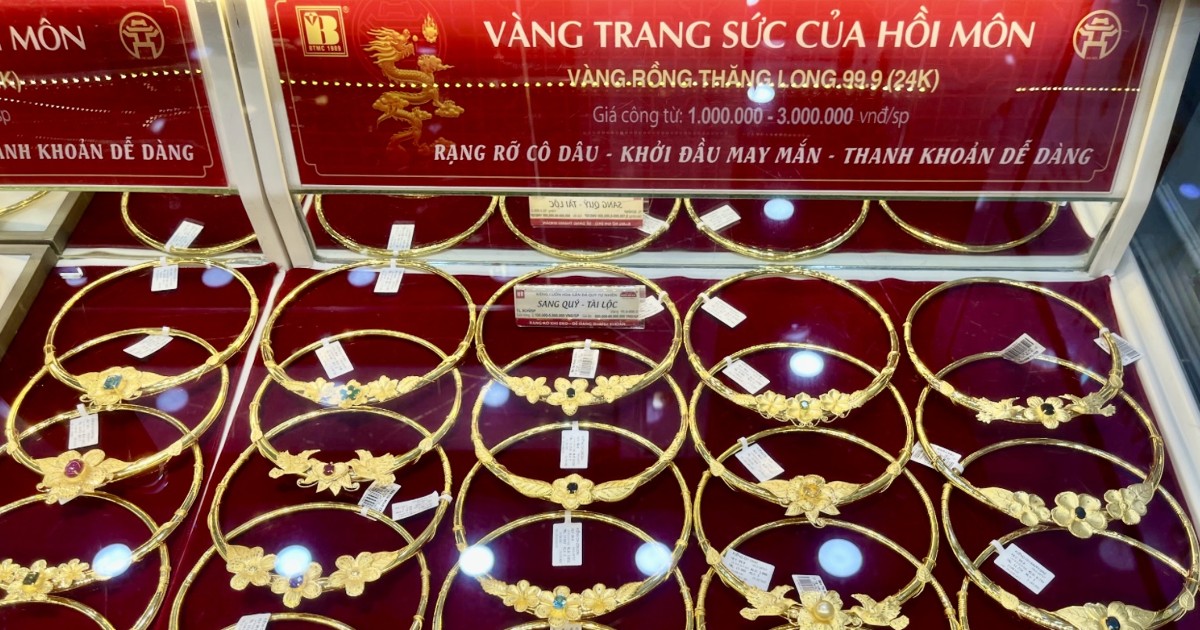 Giá vàng trong nước chững lại sau động thái thanh tra
