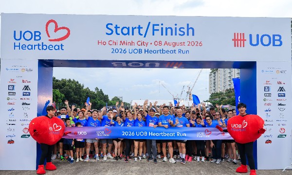 UOB Heartbeat Run 2026: Hơn 950 triệu đồng thắp sáng tương lai số cho trẻ em nghèo