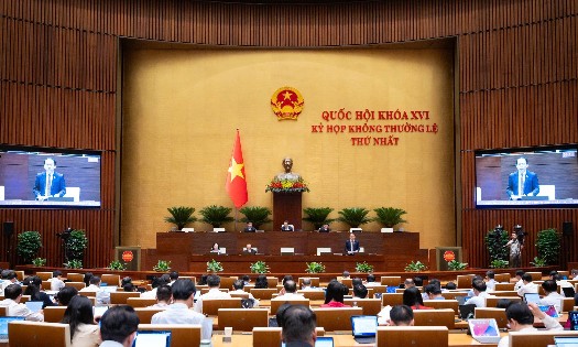 Quang cảnh Phiên họp. Ảnh: Cổng thông tin điện tử Quốc hội.