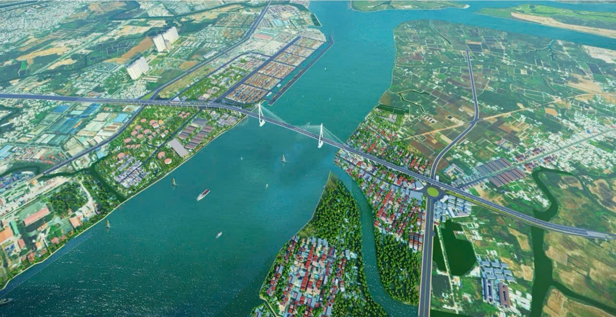 Phối cảnh cầu Cát Lái - Ảnh: CC1.