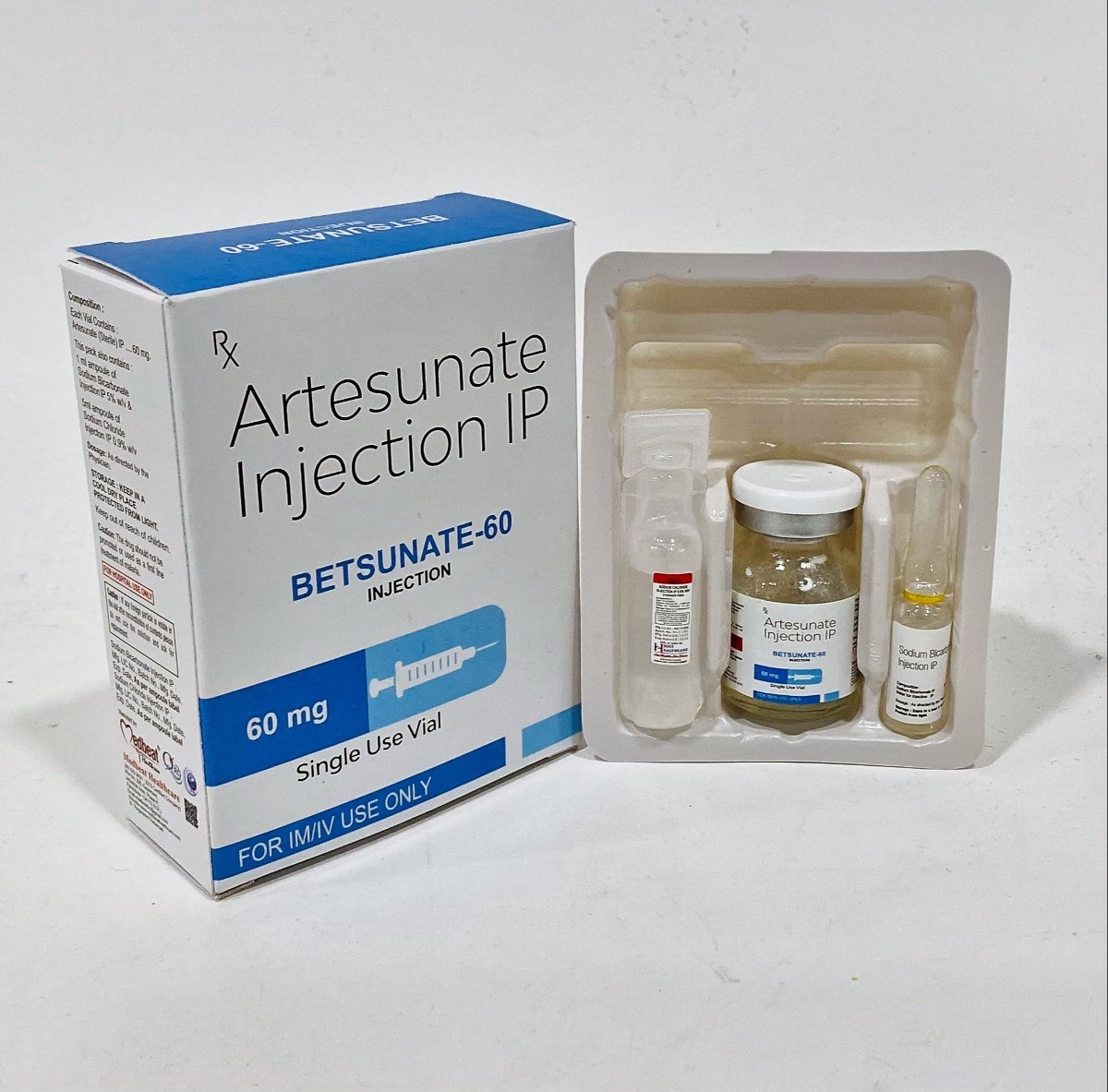 Thuốc Artesunate đường tiêm là loại thuốc đặc hiệu để điều trị sốt rét ác tính theo hướng dẫn của Bộ Y tế. Ảnh: WHO