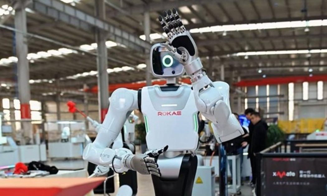Robot của ROKAE Robotics có trụ sở tại Tế Ninh đạt bước tiến trong công nghệ điều khiển lực. Ảnh/Dazhong News