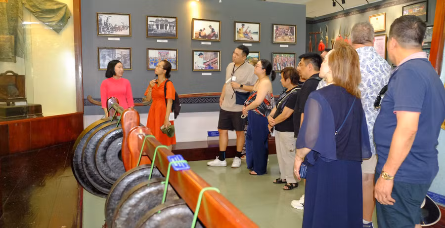 Chuyến famtrip là cơ hội để các doanh nghiệp Australia tìm hiểu sâu hơn về tài nguyên du lịch Quy Nhơn - Gia Lai. Ảnh: Báo và phát thanh, truyền hình Gia Lai