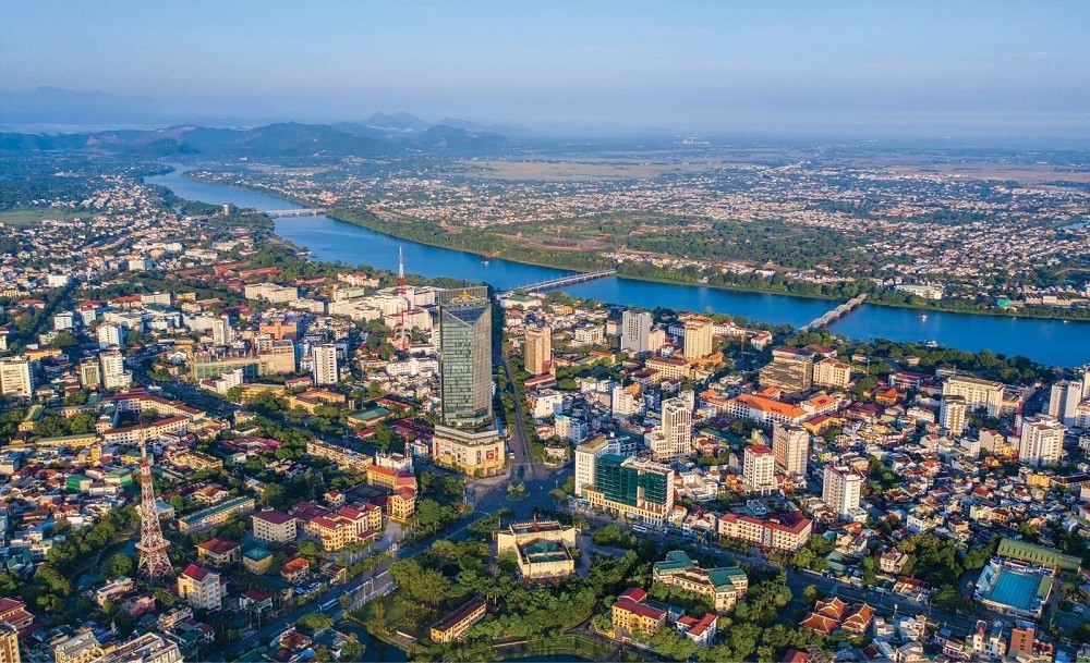 Trung tâm thành phố Huế. Ảnh: Khánh Đăng