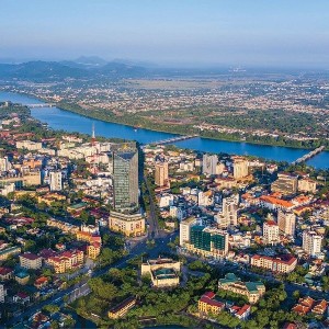 Trung tâm thành phố Huế. Ảnh: Khánh Đăng