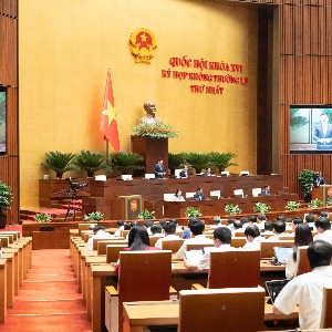 Quang cảnh phiên họp. Ảnh: Cổng thông tin điện tử Quốc hội.