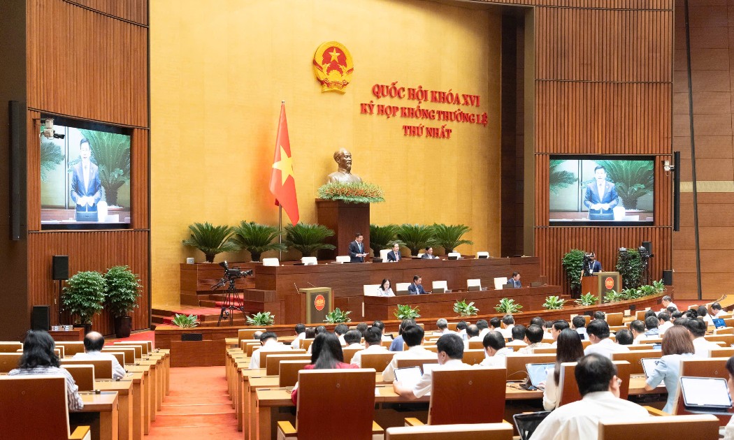 Quang cảnh phiên họp. Ảnh: Cổng thông tin điện tử Quốc hội.