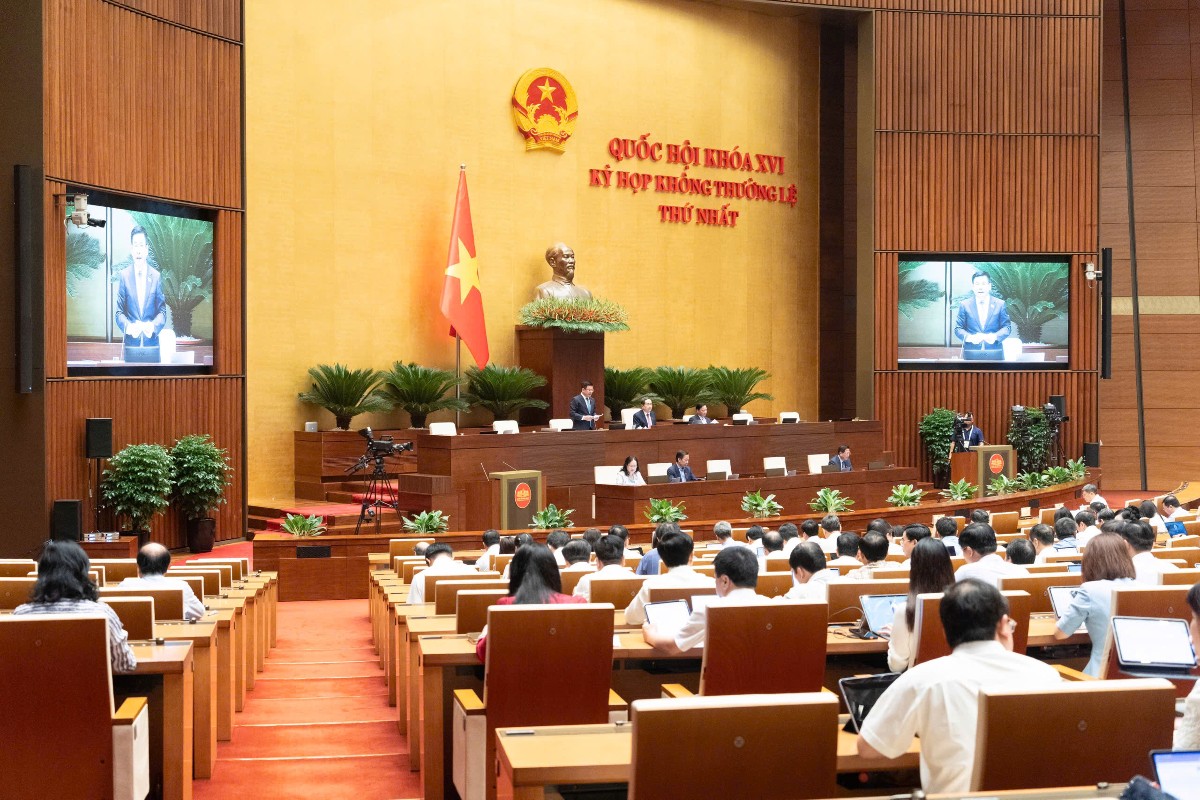 Quang cảnh phiên họp. Ảnh: Cổng thông tin điện tử Quốc hội.