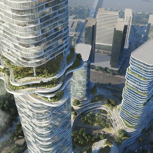 Khu phức hợp đài quan sát Thủ Thiêm dự đoán sẽ soán ngôi tòa nhà cao nhất Sài Gòn Landmark 81 - Ảnh minh họa: Smartland