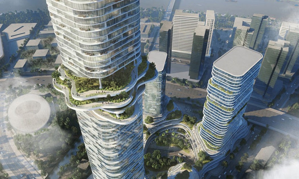 Khu phức hợp đài quan sát Thủ Thiêm dự đoán sẽ soán ngôi tòa nhà cao nhất Sài Gòn Landmark 81 - Ảnh minh họa: Smartland