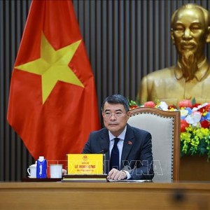 Thủ tướng Lê Minh Hưng điện đàm với Thủ tướng Hà Lan Rob Jetten. Ảnh: Dương Giang – TTXVN