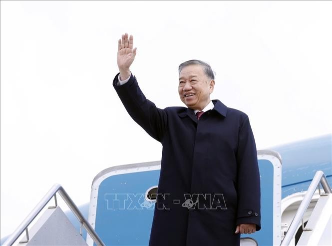 Tổng Bí thư, Chủ tịch nước Tô Lâm rời thủ đô Canberra, kết thúc tốt đẹp chuyến thăm cấp Nhà nước tới Australia. Ảnh: Thống Nhất – TTXVN