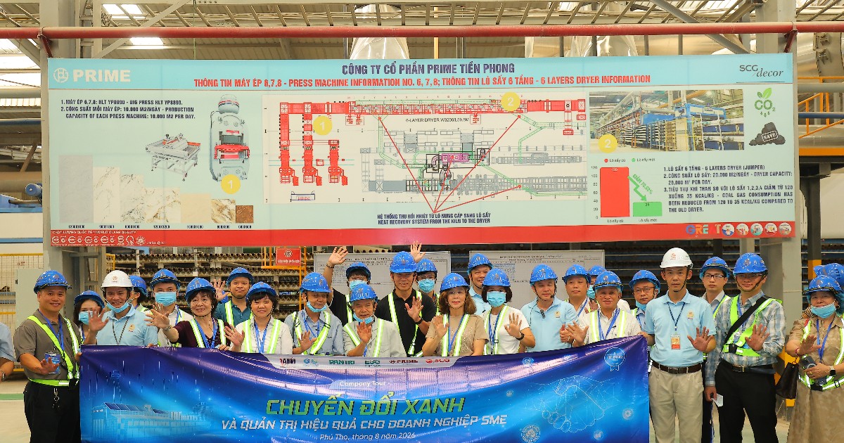 Doanh nghiệp SME tìm hiểu chiến lược chuyển đổi xanh qua chương trình ESG Company Tour 2026