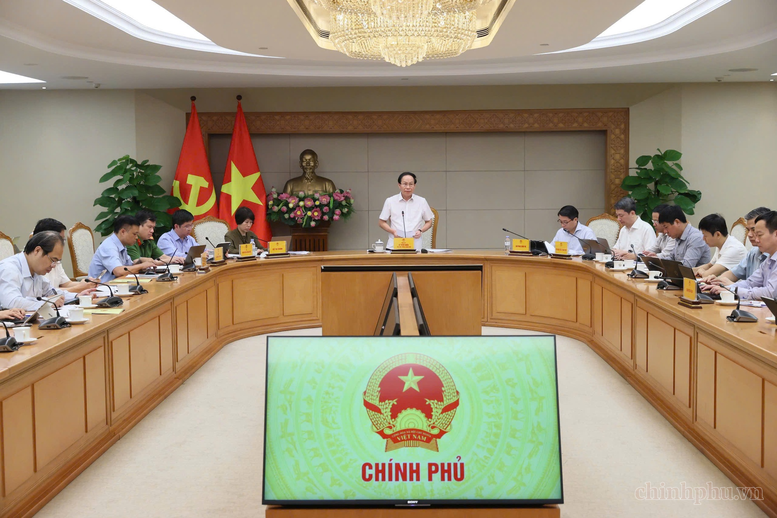 Phó Thủ tướng Lê Tiến Châu làm việc với Bộ Giáo dục và Đào tạo. Ảnh: Chinhphu.vn