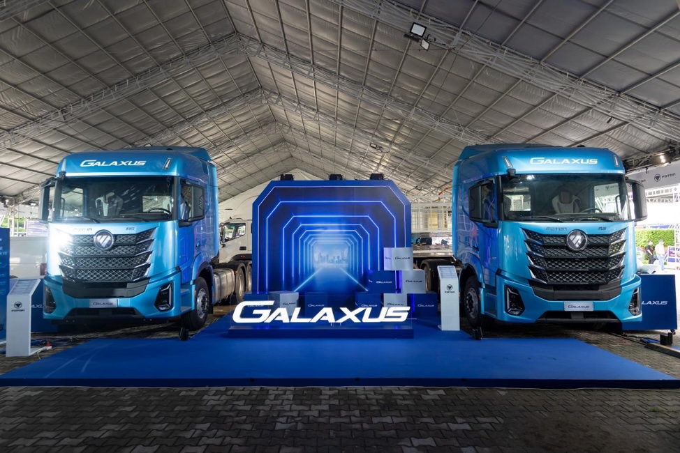Mẫu xe Galaxus R5 được trưng bày tại sự kiện.