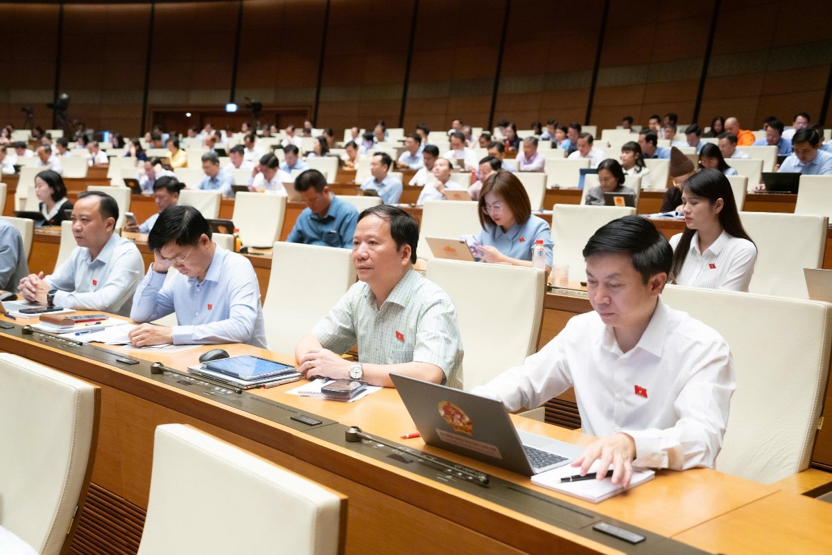 Các đại biểu tham dự phiên họp. Ảnh: Quốc hội