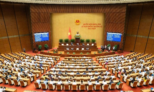 Quang cảnh phiên thảo luận. Ảnh: Cổng thông tin điện tử Quốc hội.