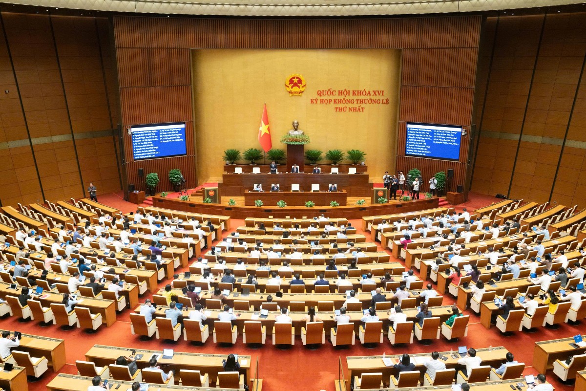 Quang cảnh phiên thảo luận. Ảnh: Cổng thông tin điện tử Quốc hội.