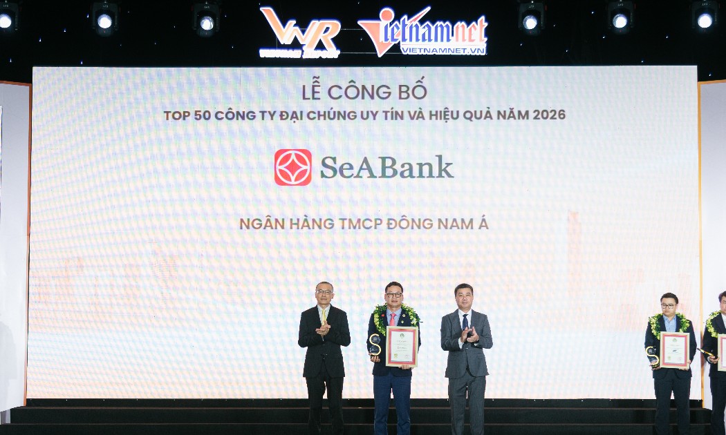 SeABank tiếp tục được ghi nhận về hiệu quả hoạt động, năng lực quản trị và tiềm năng tăng trưởng ổn định. Ảnh: SeABank.