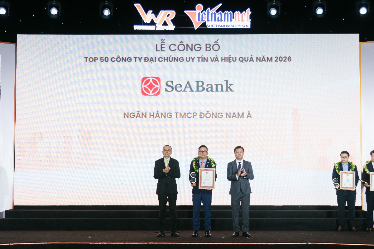 SeABank tiếp tục được ghi nhận về hiệu quả hoạt động, năng lực quản trị và tiềm năng tăng trưởng ổn định. Ảnh: SeABank.