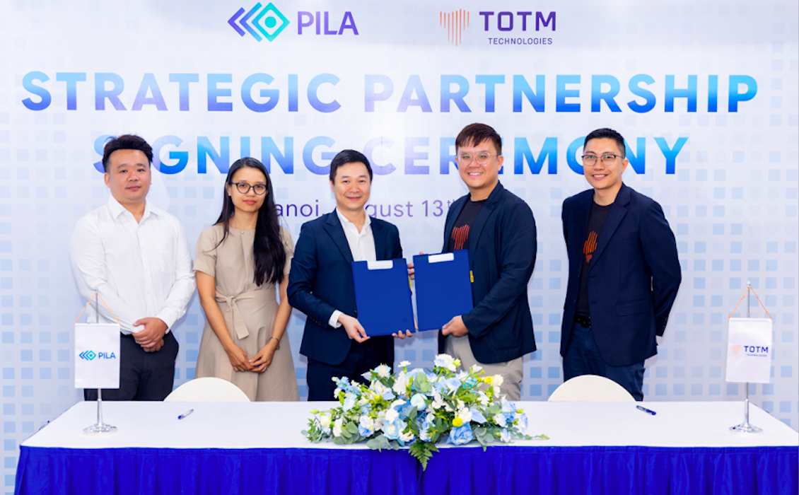 PILA (Việt Nam) ký kết hợp tác chiến lược cùng TOTM Technologies (Singapore).
