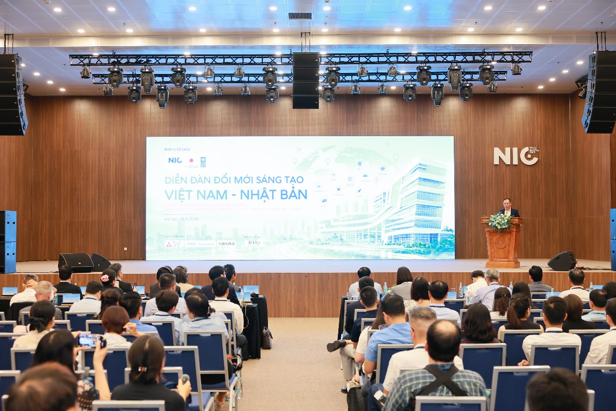 Quang cảnh Diễn đàn Đổi mới sáng tạo Việt Nam - Nhật Bản 2026. Ảnh: Ban tổ chức cung cấp.