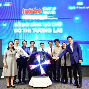 Ban Tổ chức phát động giải thưởng Tuổi Trẻ Startup Award 2026, chiều 12/8 - Ảnh: Quang Định.